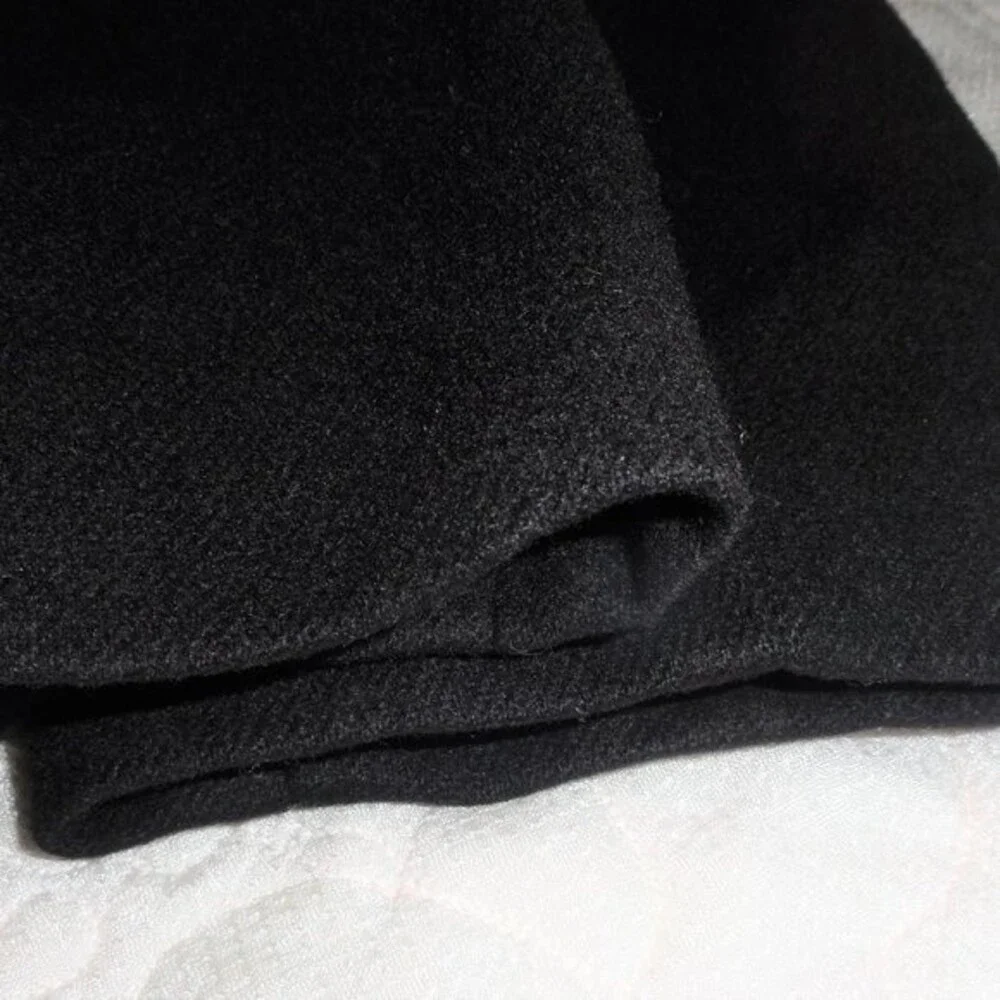 100% Wool Blazer Jacket Black 12P One Button NICE! - Picture 7 of 7